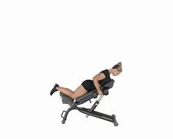 A woman doing the chest supported row